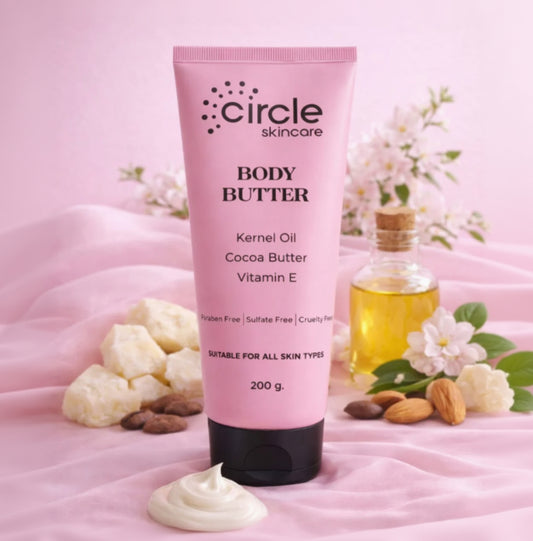 Soothing Body Butter with Kernel Oil, Cocoa Butter, Vitamin E, 200 g