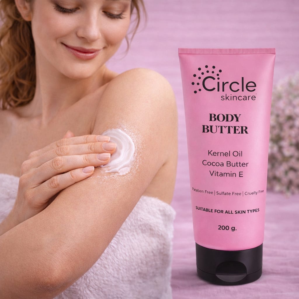 Soothing Body Butter with Kernel Oil, Cocoa Butter, Vitamin E, 200 g