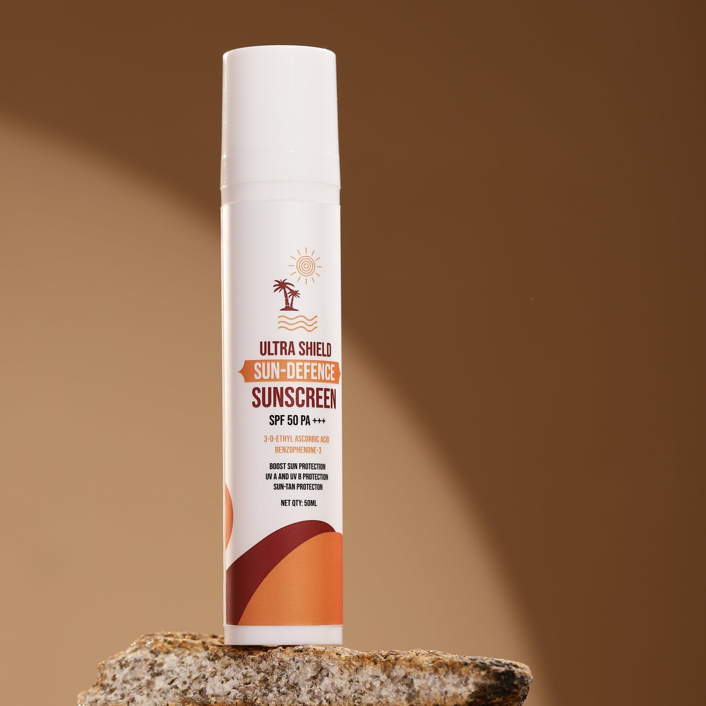 Ultra Shield Sun Defence Sunscreen with Vitamin C & SPF 50 PA+++, 50 ml