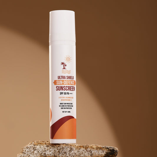 Ultra Shield Sun Defence Sunscreen with Vitamin C & SPF 50 PA+++, 50 ml