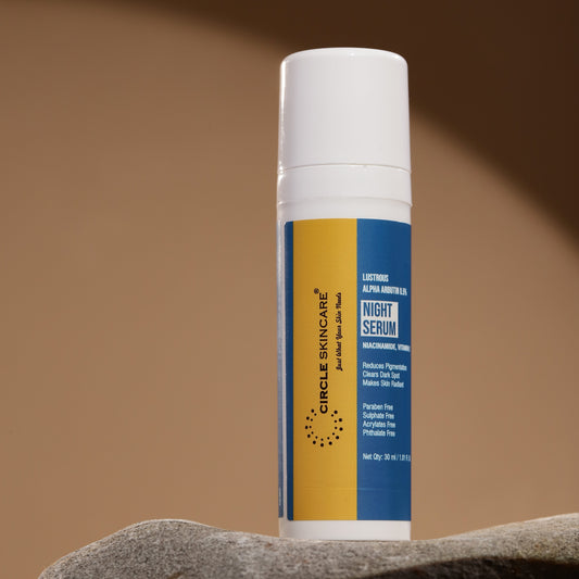 Lustrous Alpha Arbutin 0.5% Night Serum with Niacinamide & Vitamin E, 30 ml