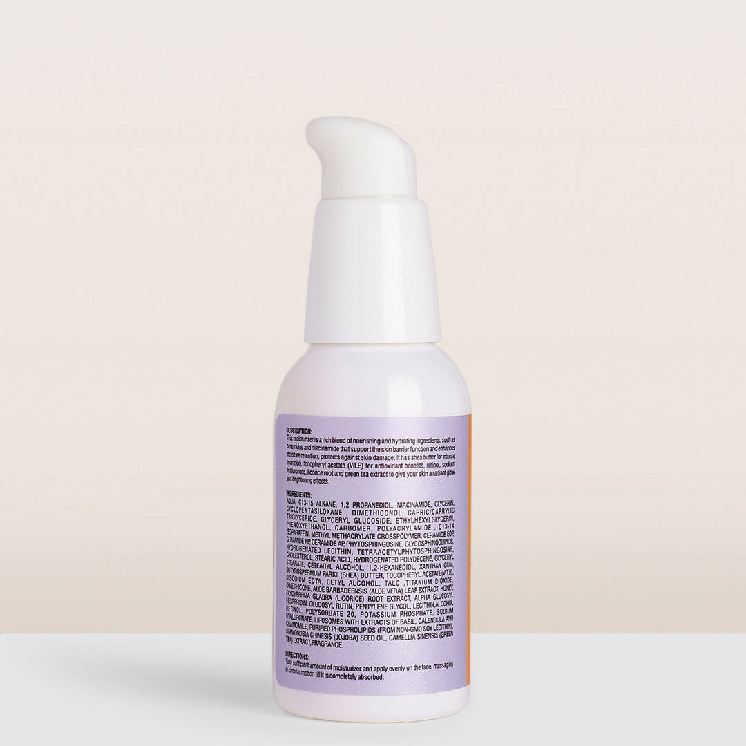 Ceramide Face Moisturizer with HA, Licorice & Camelia Leaf Extract, 50 ml
