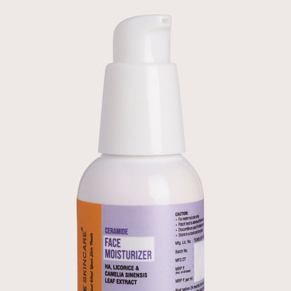 Ceramide Face Moisturizer with HA, Licorice & Camelia Leaf Extract, 50 ml