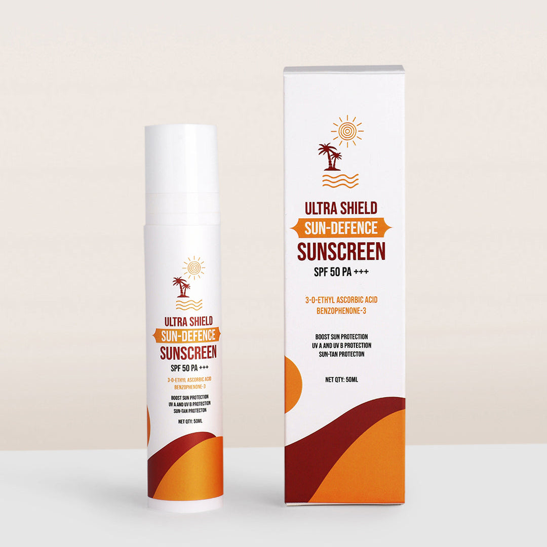 Ultra Shield Sun Defence Sunscreen with Vitamin C & SPF 50 PA+++, 50 ml