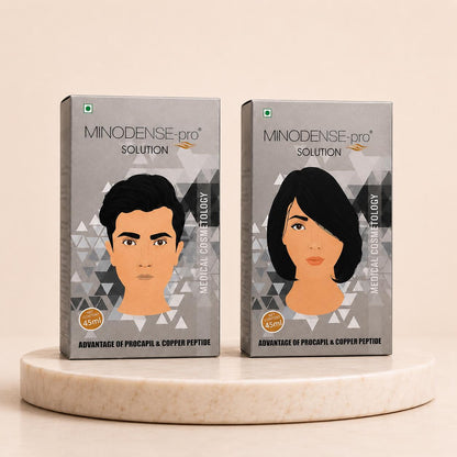 MINODENSE PRO Hair Growth & Hair Fall Control Solution with Procapil & Copper Peptide, 45 ml