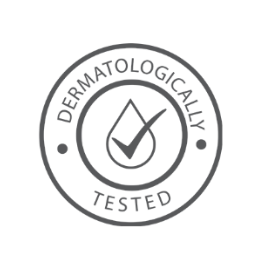 Dermatologically tested badge